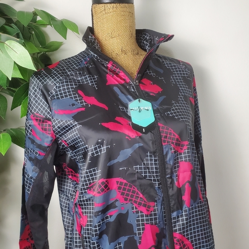 NEW Lularoe RISE Colorful Patterned Jacket Mesh Back Womens Size Small* - Picture 2 of 9